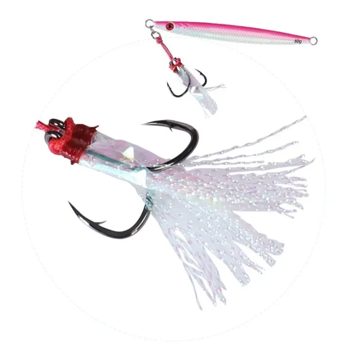 Jig metálico brillante de caída rápida para pesca vertical en mar - imagen 5