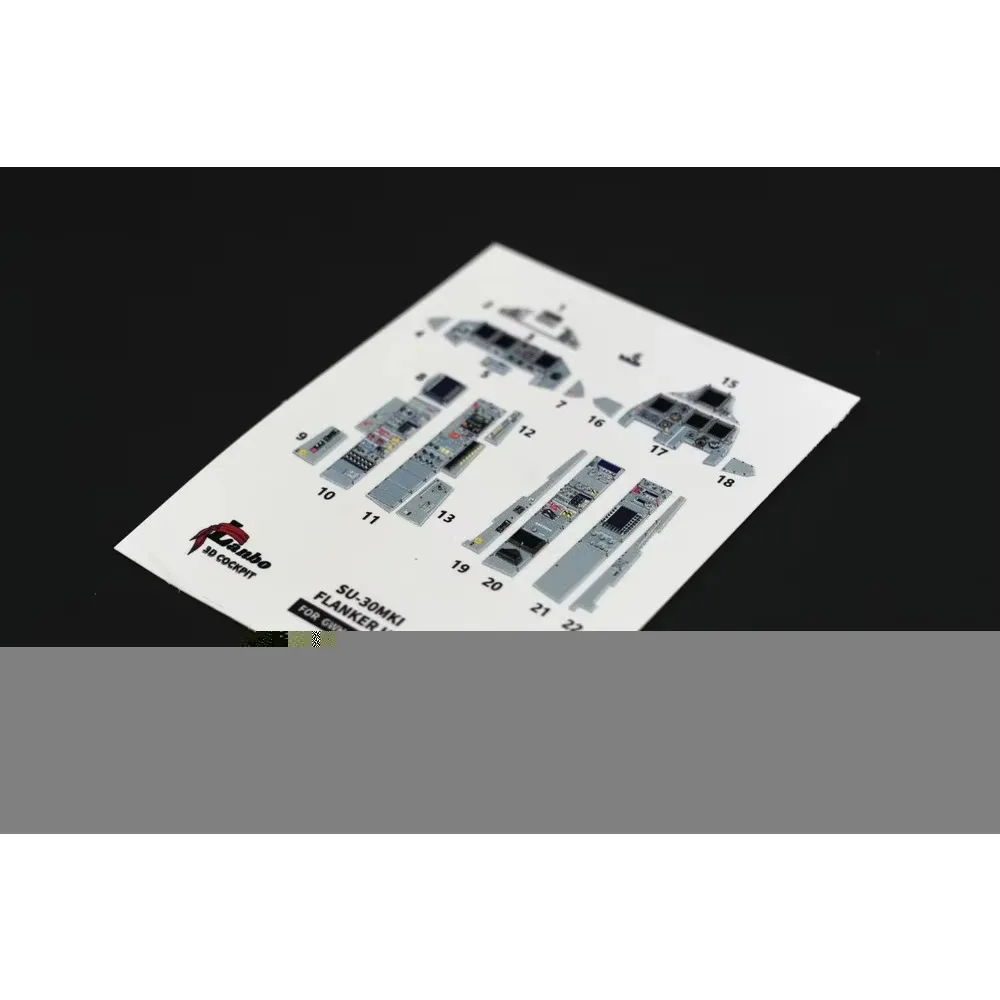 Lanbo 모델 3D 프린트 조종석 SU-30MKI FLANKER-H 48139 GWH 1:48 모델 조립 키트용