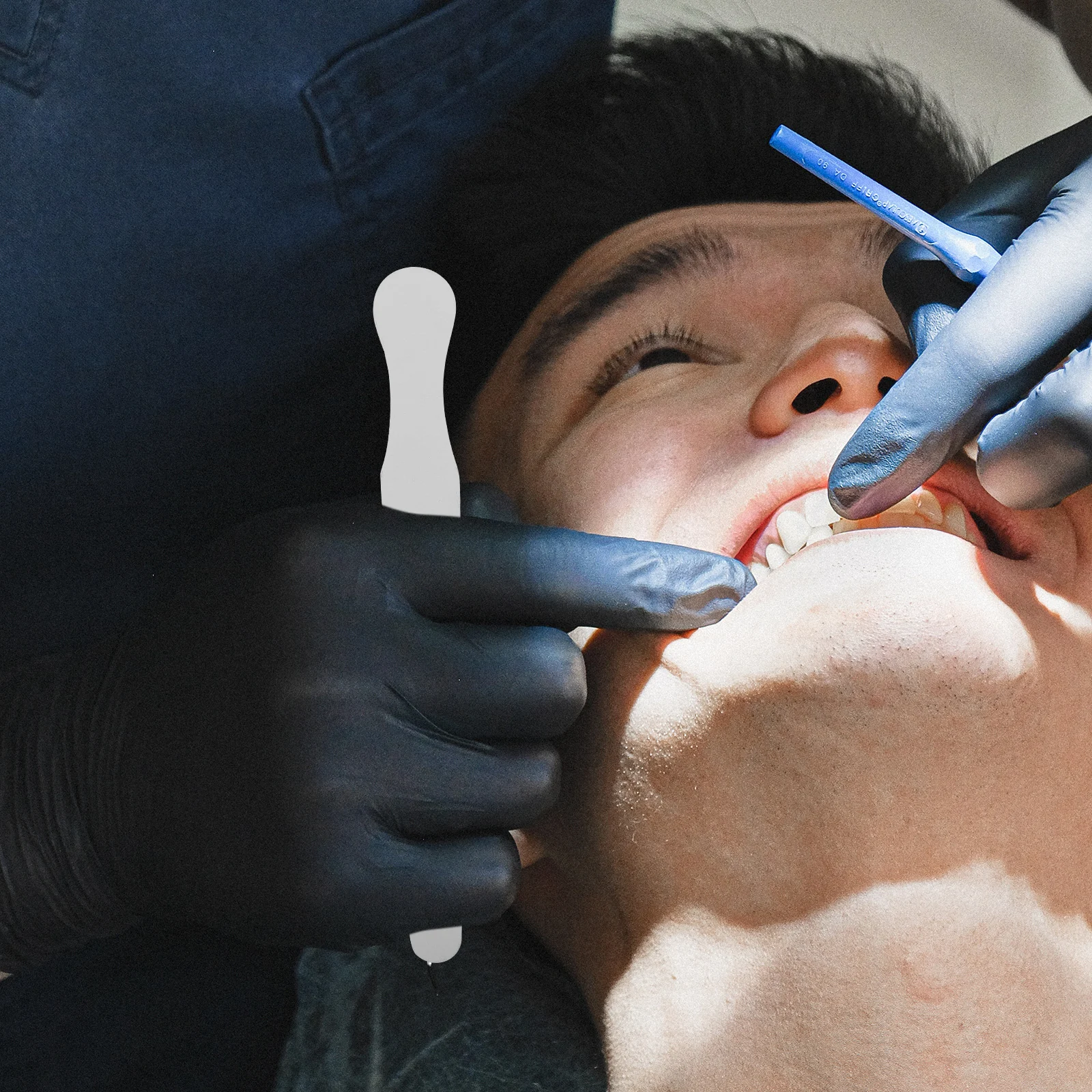 

10 Pcs Tongue Pressing Plate Stirring Sheet Professional Depressors Spatulas Stainless Steel