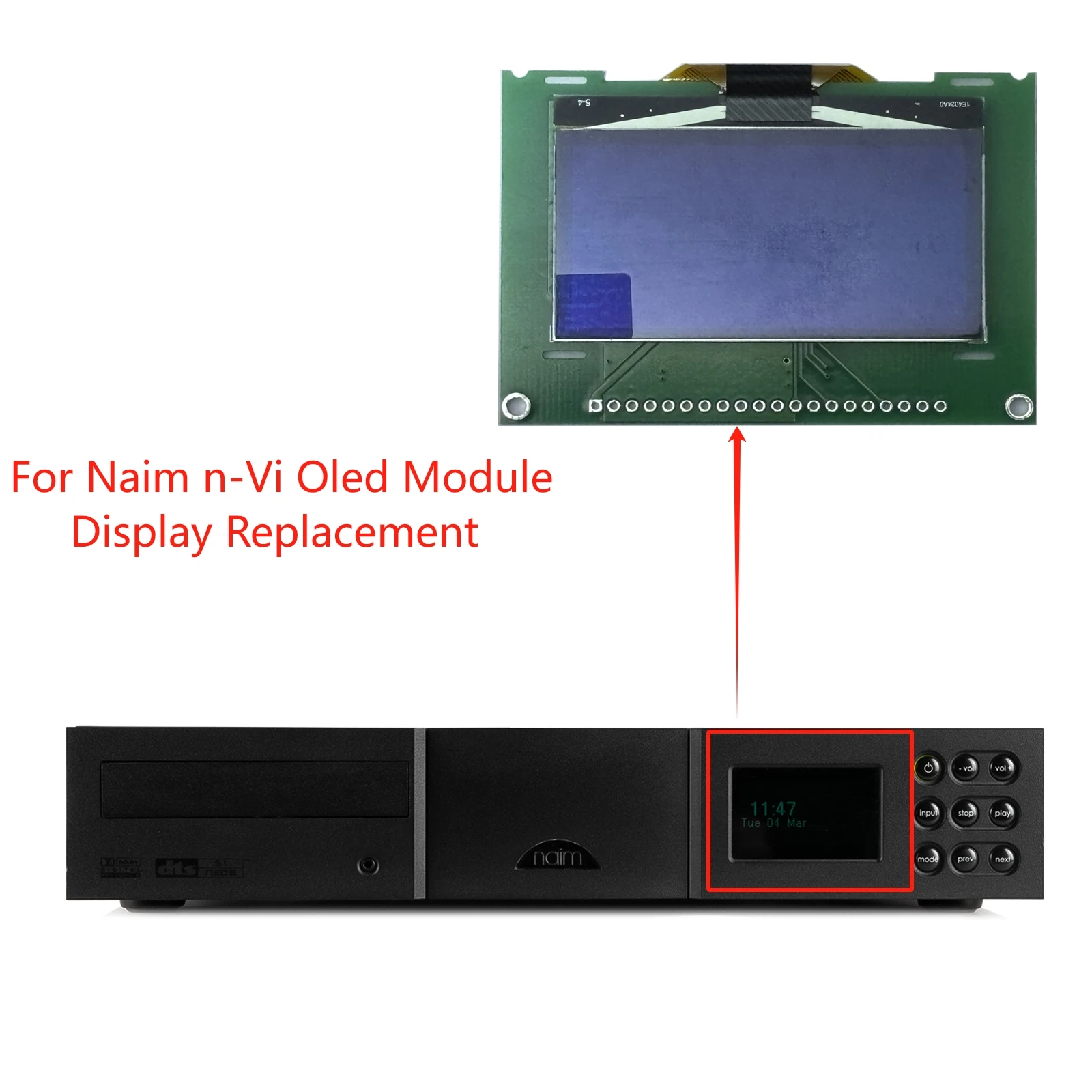 

Новый модуль Oled для замены дим-экрана Naim n-Vi (сварные потребности)