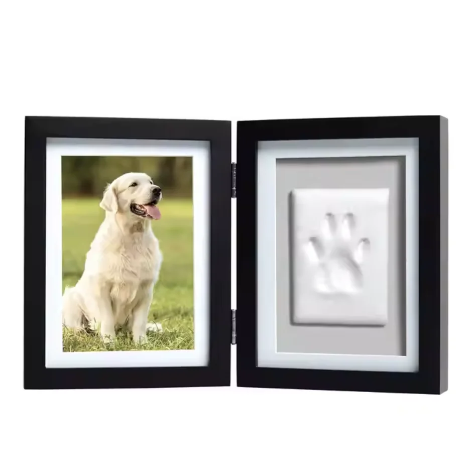 

Прямые поставки с фабрики, дешевая цена, принт лапы, мемориальный подарок собаки, рамка с принтом лапы собаки