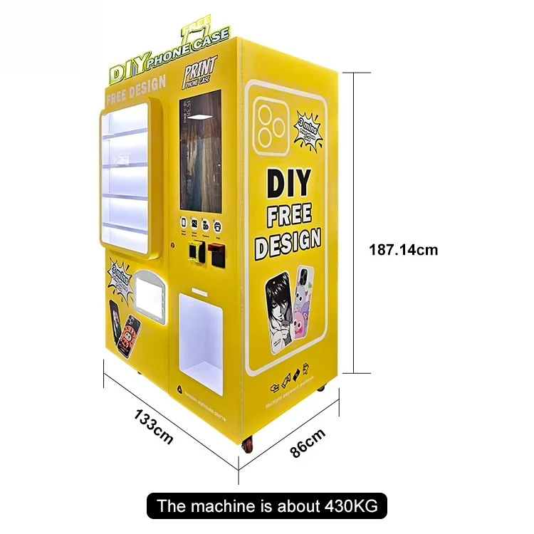 FOODLINE Phone Case Vending Machine Custom Outer Logo Appearance Kiosk For Plaza Mobile Case Automatic Retail Selling Unit