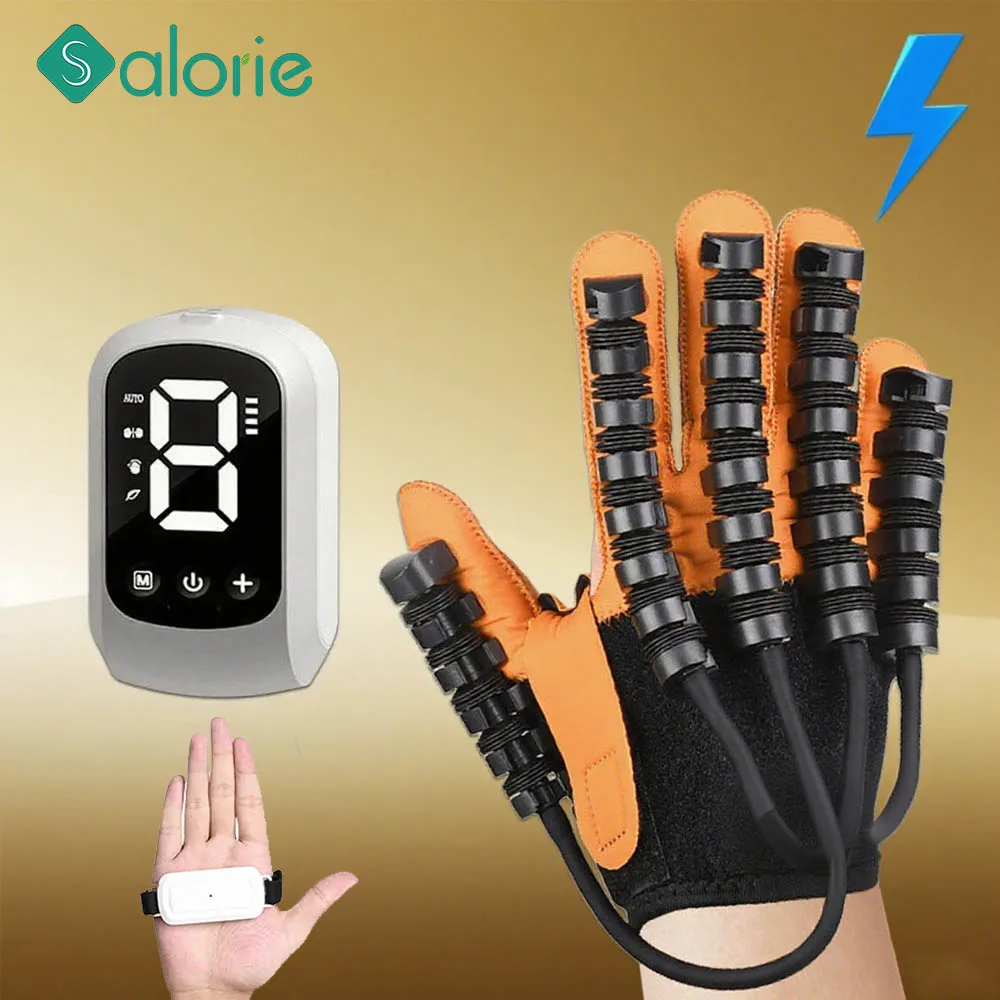 

Portable Rehabilitation Robot Hand Massage Glove Stroke Hemiplegia Cerebral Infarction Finger Trainer Hand Function Exerciser