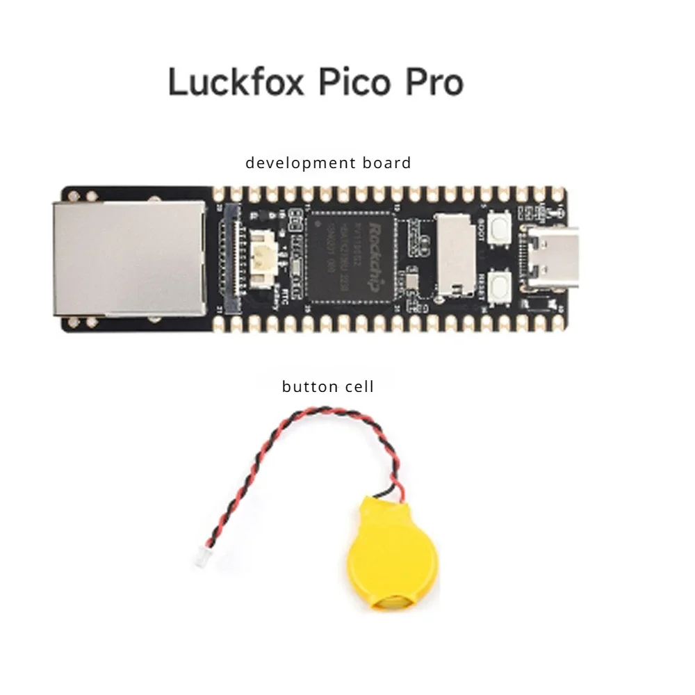 

Luckfox Pico Pro/Max Rexchip Microelectronics RV1106 NIC Micro Linux Development Board Optional CIS/UART/SPI/I2C/RTC Interfaces