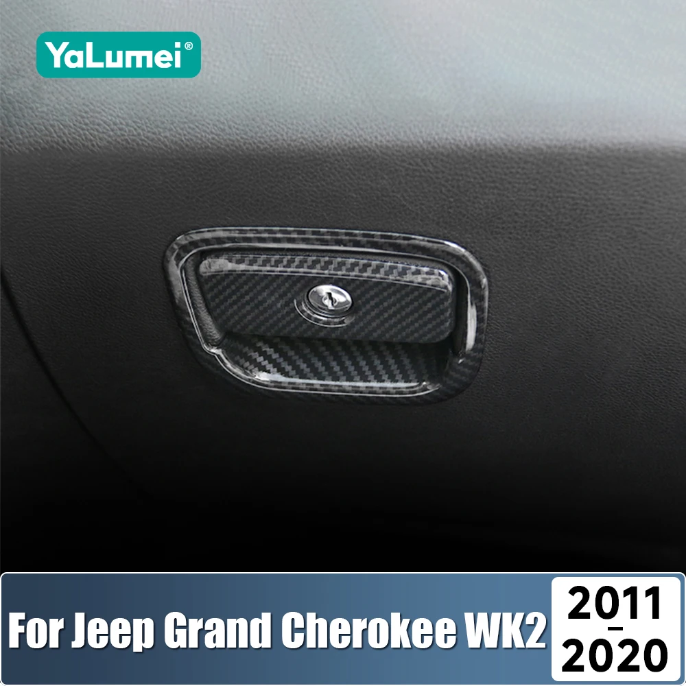 Für Jeep Grand Cherokee WK2 2011-2020 ABS Auto Beifahrer-Aufbewahrungsbox Griffabdeckung Zubehör