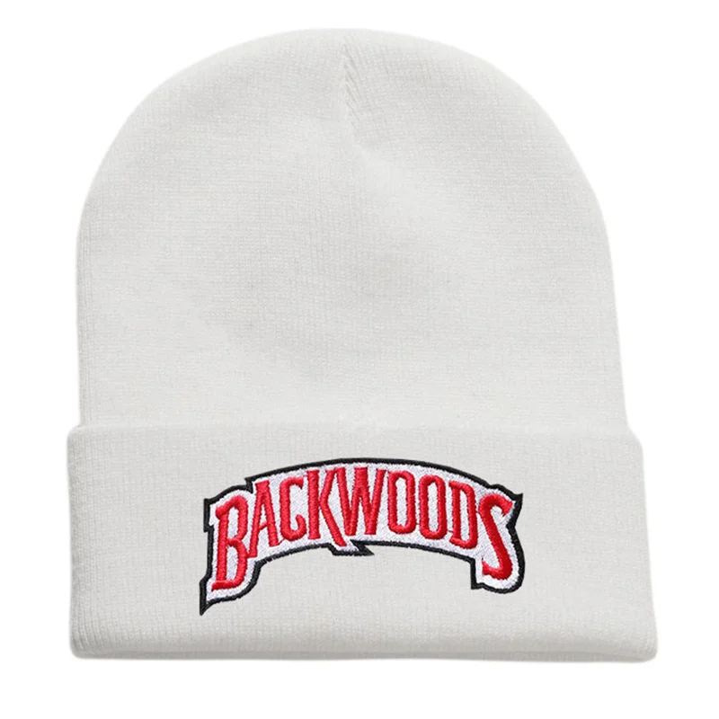 Zima jesień kobiety mężczyźni BACKWOODS haftowana czapka z dzianiny Outdoor utrzymuj ciepło czapki typu beanie miękkie czapki hip-popowe