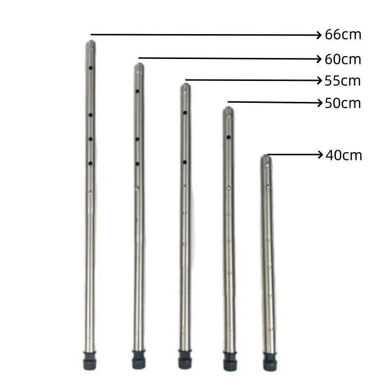 IGT Table Legs Table Accessories Stainless 5 Gear Adjustable Height Telescopic Outdoor Camping Portable Combination Table Leg