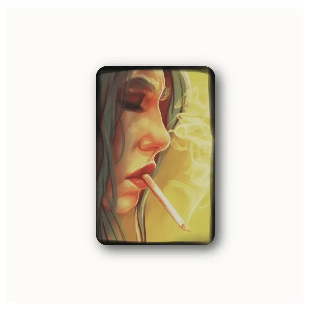 Smoking Girl Waterproof Stickers For Decorating Car Windows Motorcycles And Computers.