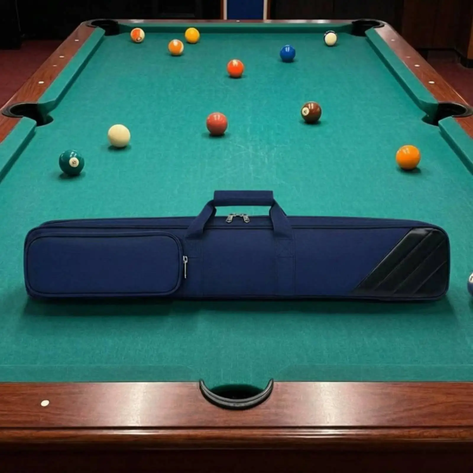 Billiard Cue Carrying Case Double Slot Padded Cue Bag for Professional Pool Cue Storage and Events - view 5