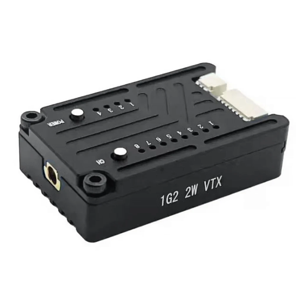 AS96-1.2G 2W VTX 8CH 2000Mw FPV Video Transmitter PAL/NTSC Support OSD Parameter Adjustment For FPV Long Range RC Drone - view 5