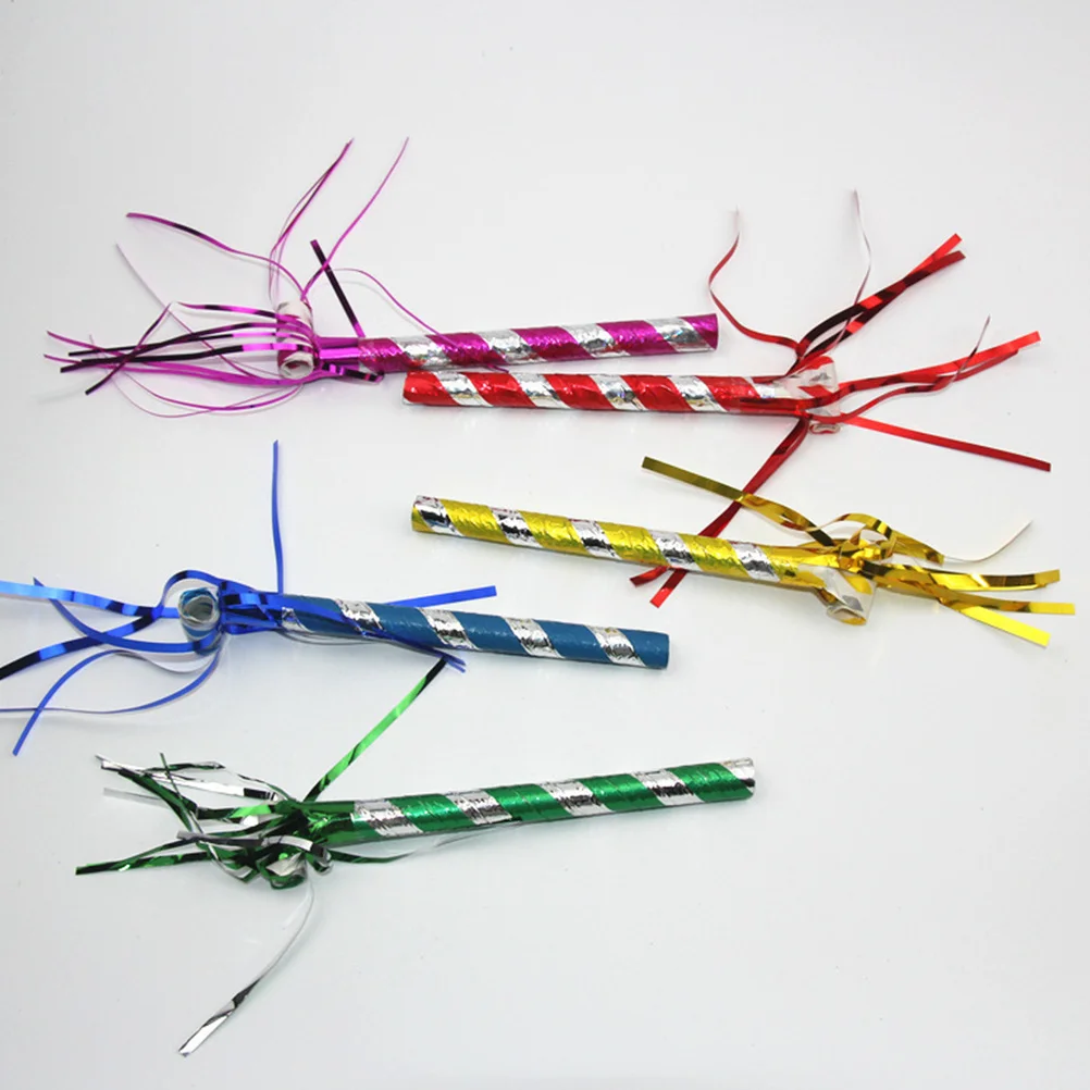 20 stks Party Blowers Noisemakers Heldere Kleur Muzikale Blowout Voor Verjaardag Festival Verzamelen Props Lichtgewicht Lawaaimakers