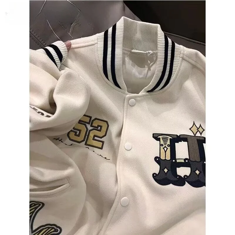 

Мужская куртка свободного кроя Jaet 2024, весенне-осенняя Sli Harajuku Hong Kong Sle High Street Faion, корейская версия, све с манжетами