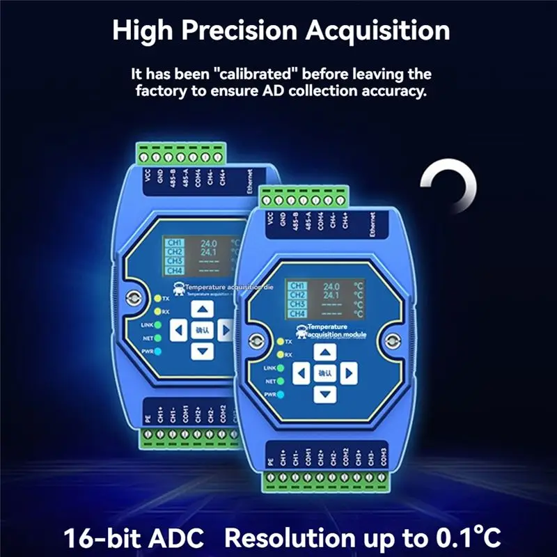 LXYB18B 4AI+4DO Modbus Gateway And Digital Acquisition Control COJXU ME31-AAAX4220 4DI+2AI+2DO Networking Module Data Switch C