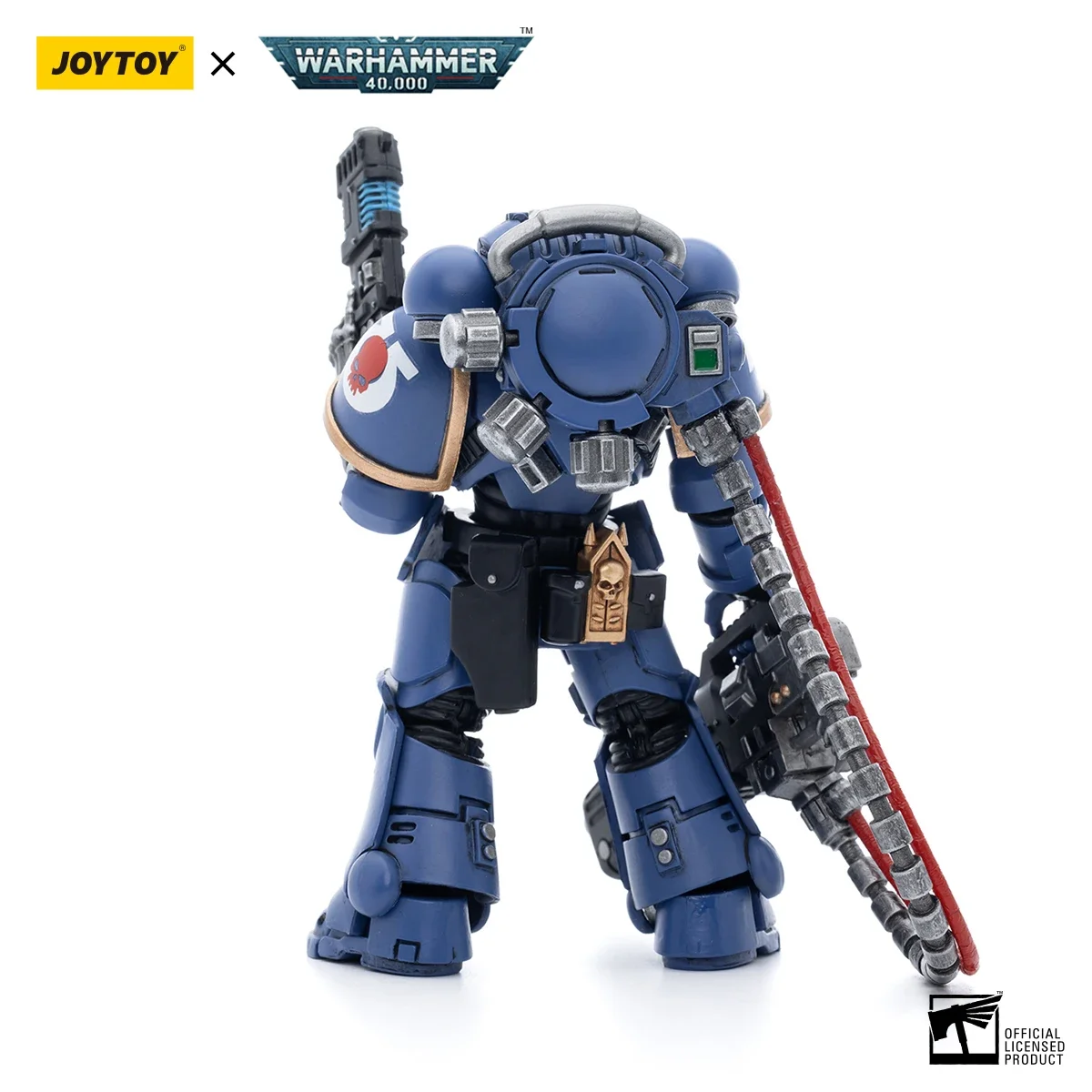 JOYTOY Warhammer 40k 1/18 Action Figures Anime Ultramarines Hellblasters Sergeant Ulaxes Collection Model Toys Official Store