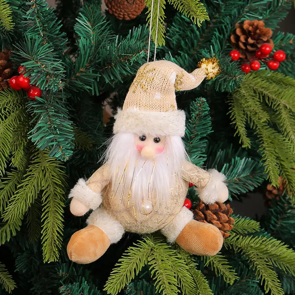 Christmas Tree Decoration Christmas Ornament Festive Christmas Tree Doll Decorations with Lanyard Adorable for Easy for Home - Image 6