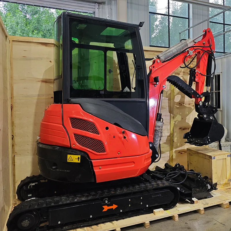 Free Shipping Mini Excavator 2 Ton EPA Euro 5 Kubota Engine Crawler Digger Farm Chinese Mini Excavator Machine
