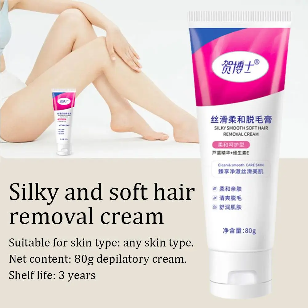 80g Quick Hair Removal Cream Gently Plant Ingredients Depilatory Cream Hair Removal Products For Body Armpits Arms Legs Y2g2