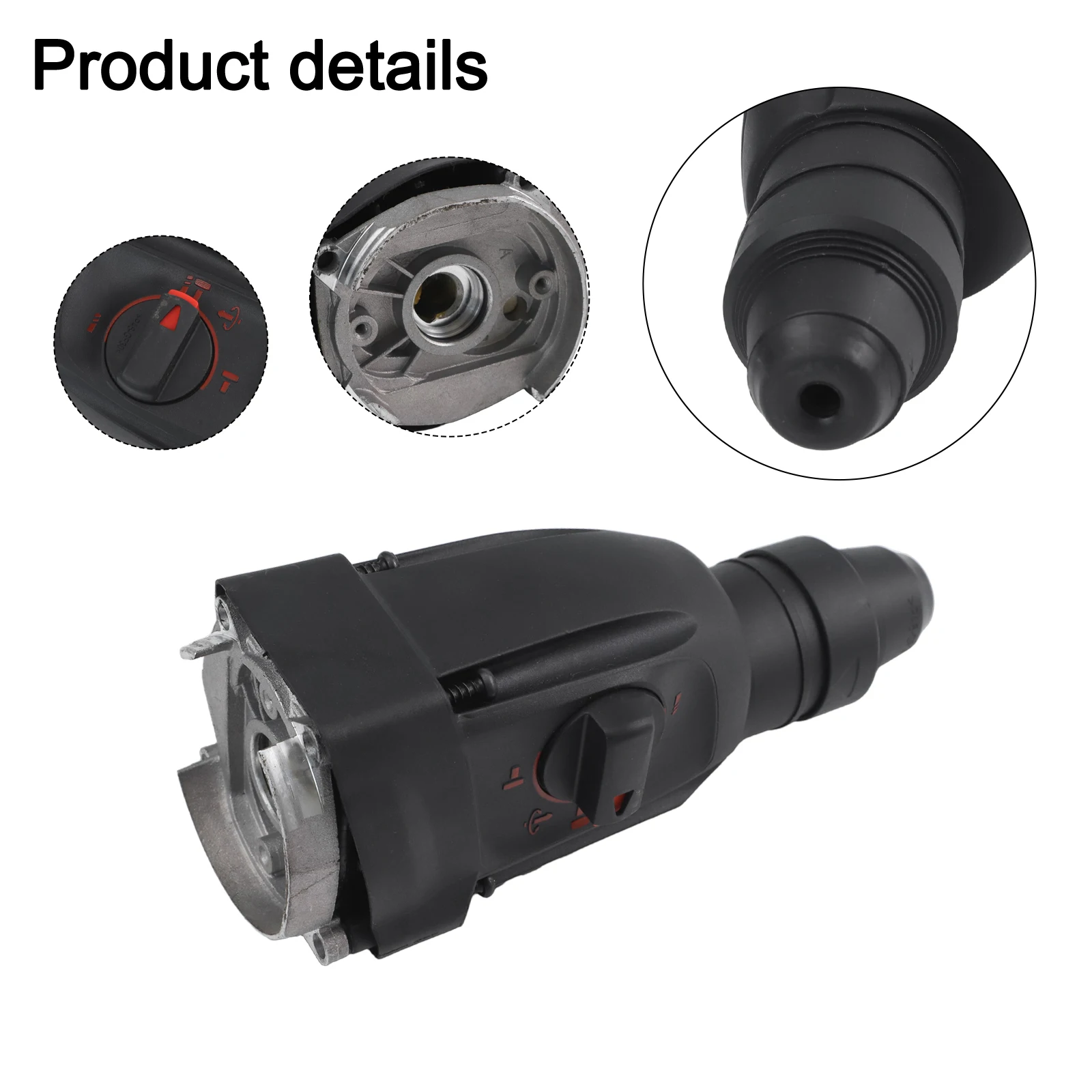 Conjunto de Cabeça de Martelo Elétrico com Bucha de Fixação para Furadeira de Impacto GBH2-26, Conjunto de Fixação do Cilindro, Peça para Ferramenta E