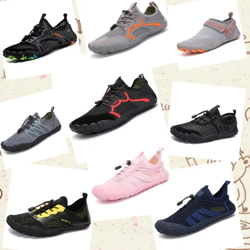 Manufacturer Wholesale New Swimming Shoes Diving Outdoor Beach Couple Creek Barefoot Skin Snorkeling Wading  sandals for men