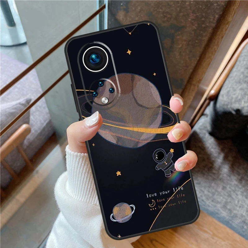 Astronaut Spaceship Case For Honor 90 70 50 Lite Magic 5 Pro Cover For Honor X8 X9 X7 X8a X9a X7a X6a X9b 9X 8X