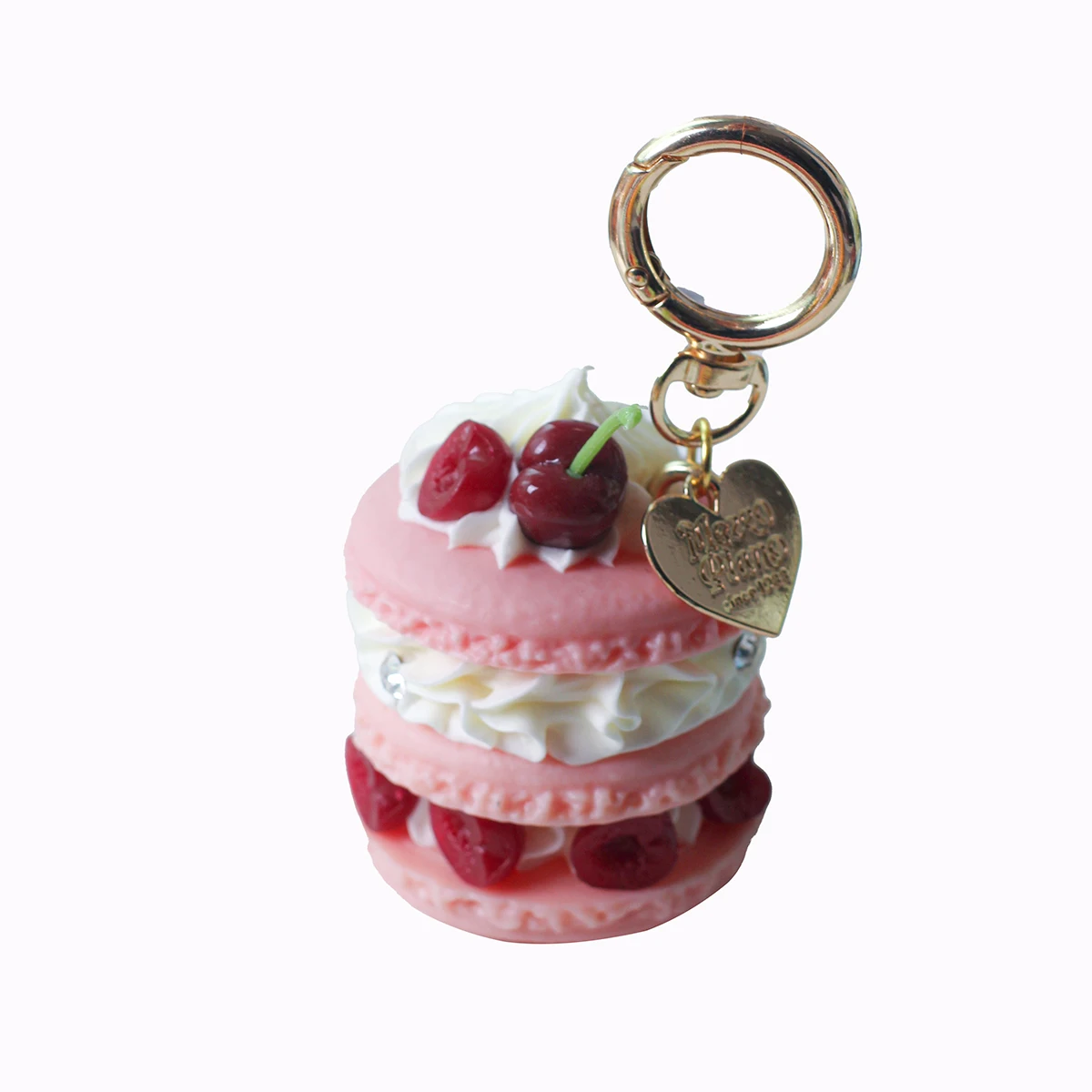 1 Stück Neuer Frucht-Dessert-Anhänger Authentischer Nischen-Schmuck Einfacher Freundinnen-Taschenanhänger Schlüsselanhänger Geschenk – Detail 3