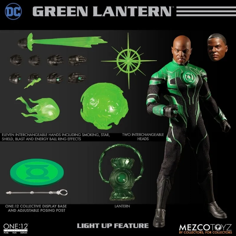 MEZCO Originele 1/12 Eindproduct Beweegbare Prachtige Beeldje Serie Groene Lantaarn Anime Speelgoed Model Festival Cadeau voor Jongens