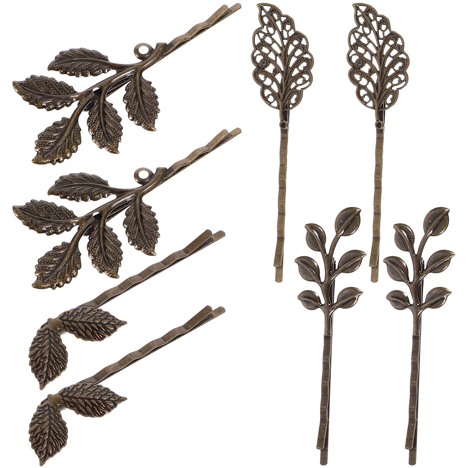 

10pcs Vintage Clip Retro Bronze Bobby Pin For Women Wedding Party Hair Accessory Delicate Retro Hairpin Hair Ornament