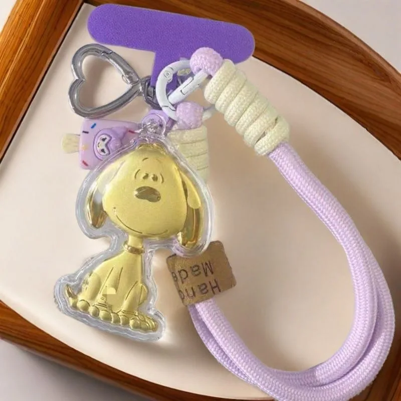 Neue Snoopy Cartoon Anime Schlüsselanhänger Paar exquisite vielseitige Handykette Anhänger Tasche hängende Dekoration Geschenk Großhandel