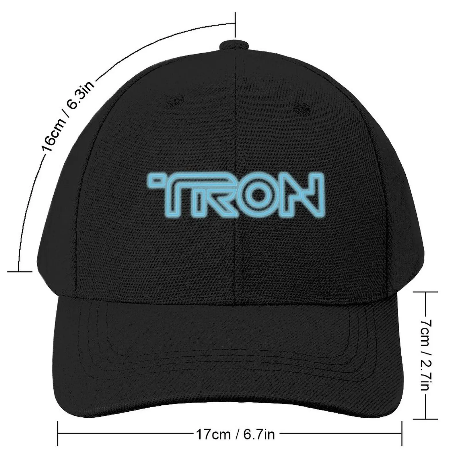 Tron logo done in authentic colours Baseball Cap Christmas Hats Bobble Hat Cap Men's Women's