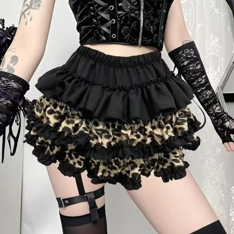 Spring and Summer New Girls' Chiffon Half Skirt Sweet Beauty Style Ruffled Cake A-Line Skirt Versatile Teenage Short Skirt