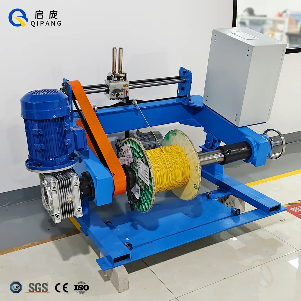 

800MM Extruder PVC Pipe Rewinding Machine Cantilever Winder Machine Flat Steel Strip Rewinding Equipment