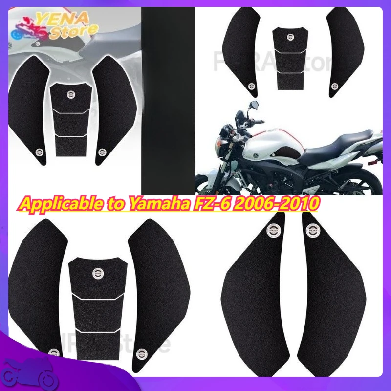 

Подходит для Yamaha FZ-6 2006-2010, противоскользящая защитная боковая наклейка с рисунком рыбьей кости для топливного бака мотоцикла