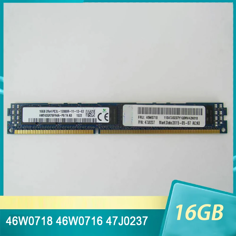 

Для IBM RAM 46W0718 46W0716 47J0237 PC3L-12800R 16 ГБ DDR3 1600 VLP Серверная память