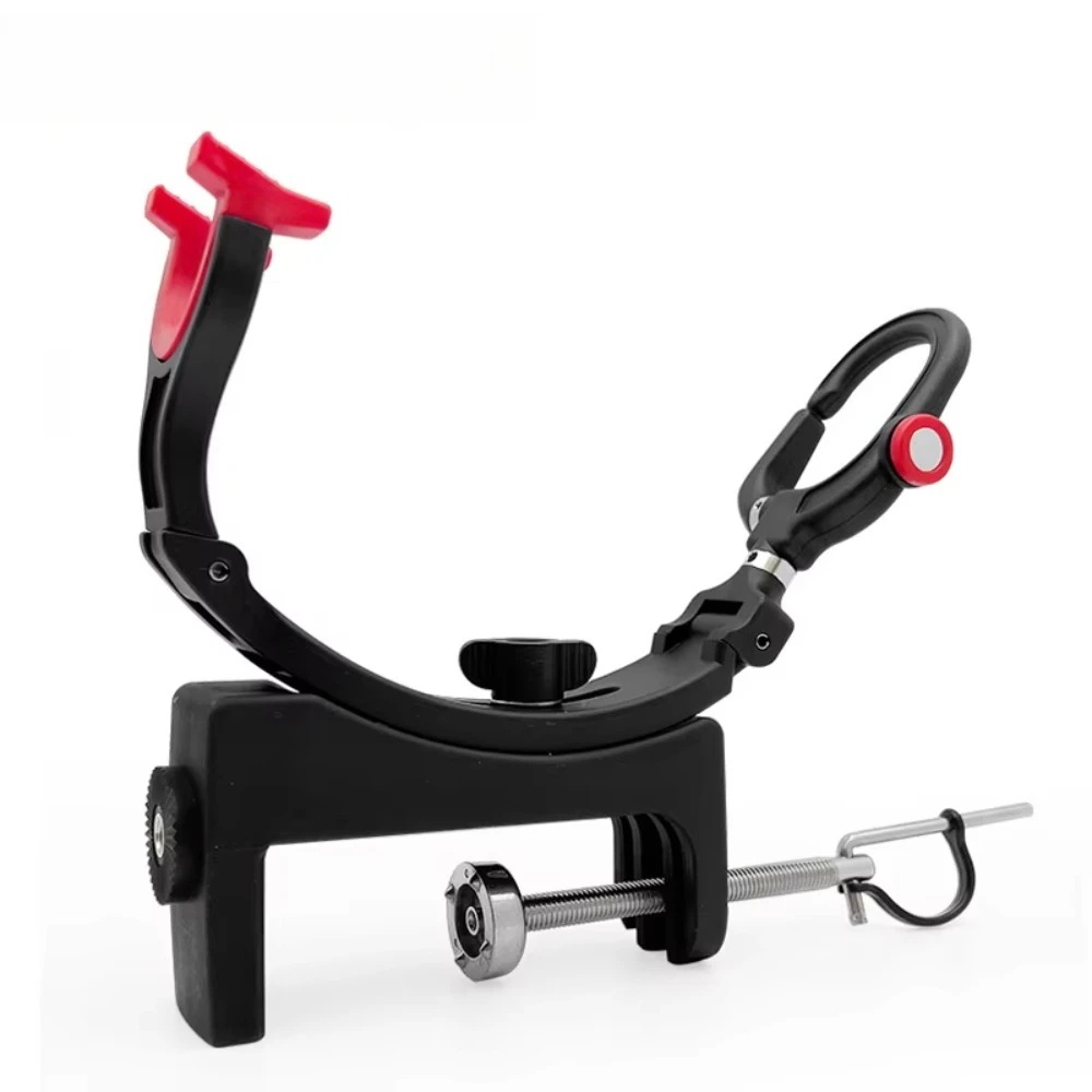 Plastic Boat Fishing Rod Holder Adjustable Double-Head Bridge Rod Stand Fishing Gear Holder
