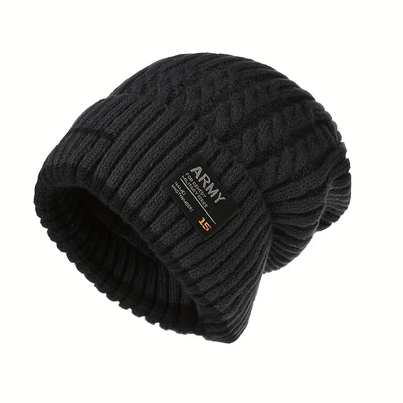 Unisex Winter Beanie Mütze für Männer Strickmütze Radfahren Caps Beanie Frauen Dicke Motorhaube Hüte Skullies Warme Sport Hüte – Detail 5