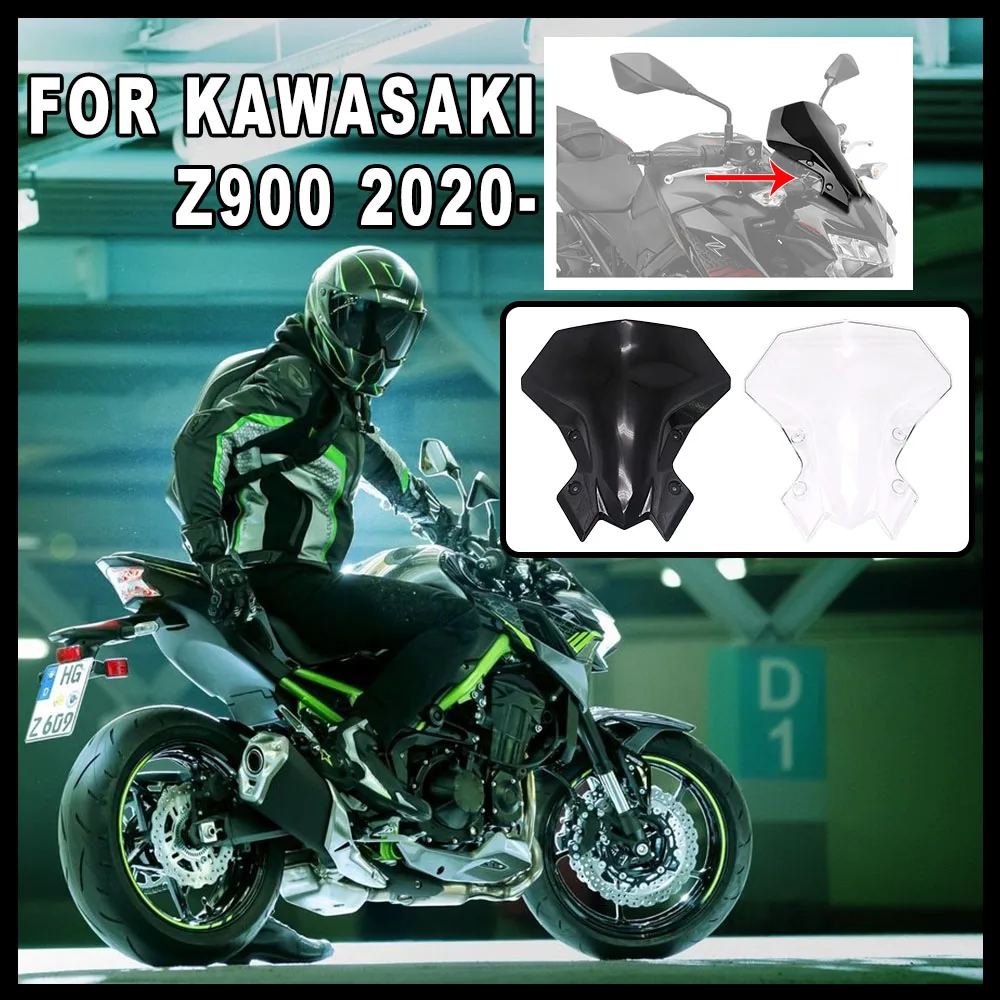 

NEW For Kawasaki Z900 2020- New Motorcycle Accessories Sports Touring Windscreen Windshield Viser Visor Wind Deflectors
