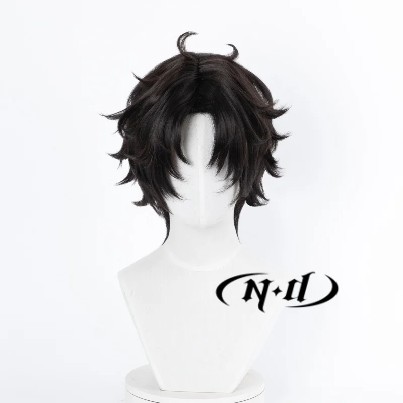ND Zhu Yaoxing 코스프레 가발 Touqi Guaitan 코스프레 검은 머리 가발 코믹 콘 Coser 의상 테마 게임 파티 내열성
