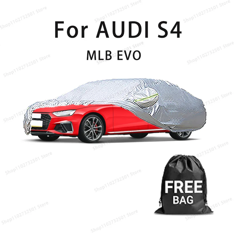 

For AUDI S4 MLB EVO Car Cover Full Covers with Reflective Strip Dustproof UV Scratch-Resistant Sunscreen Protective cover