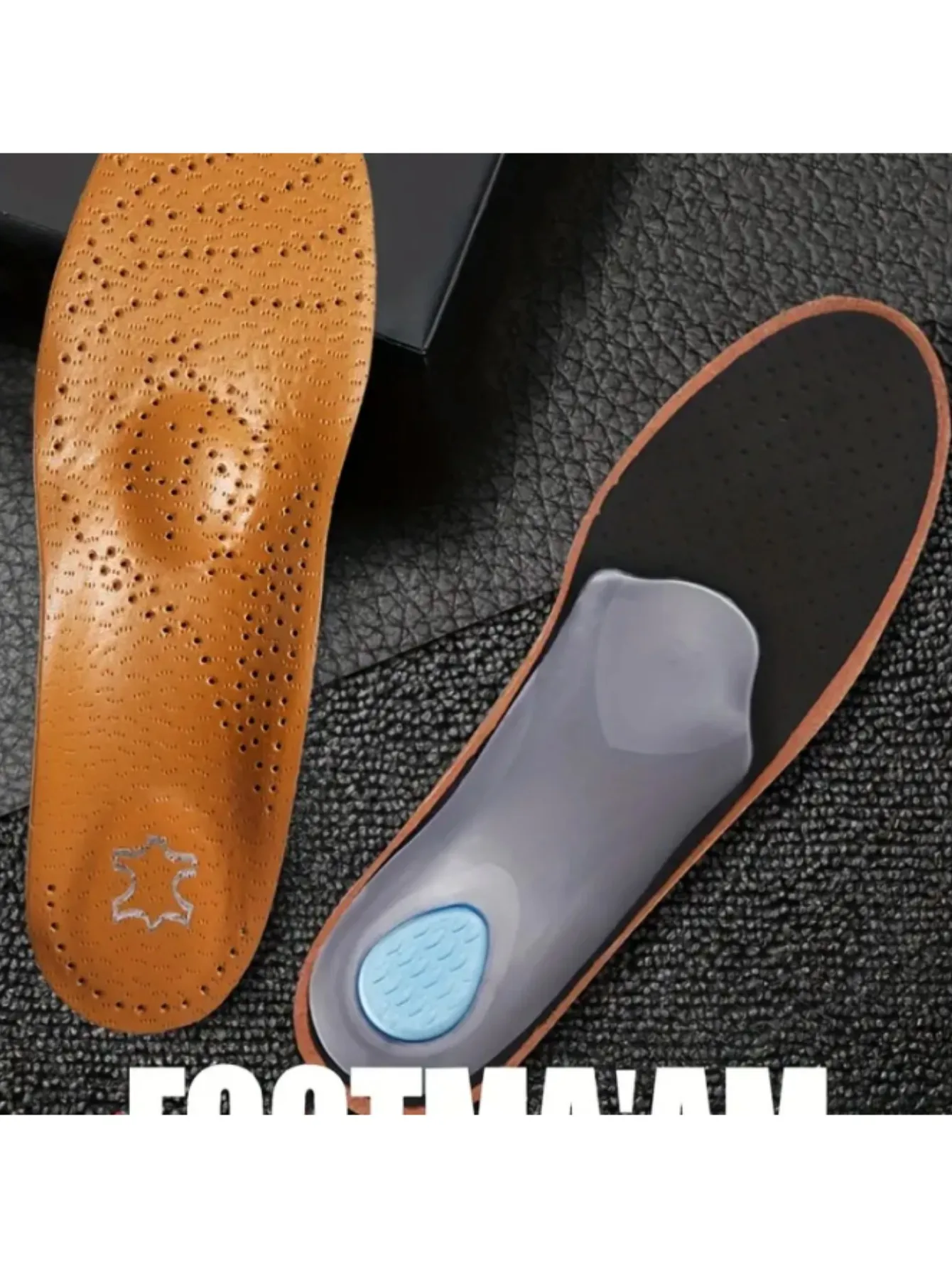 1 Pair Arch Support Shoe Inserts for Flat Feet XO Type Leg Correction Men Women Inward And Outward Foot Supination Corrector
