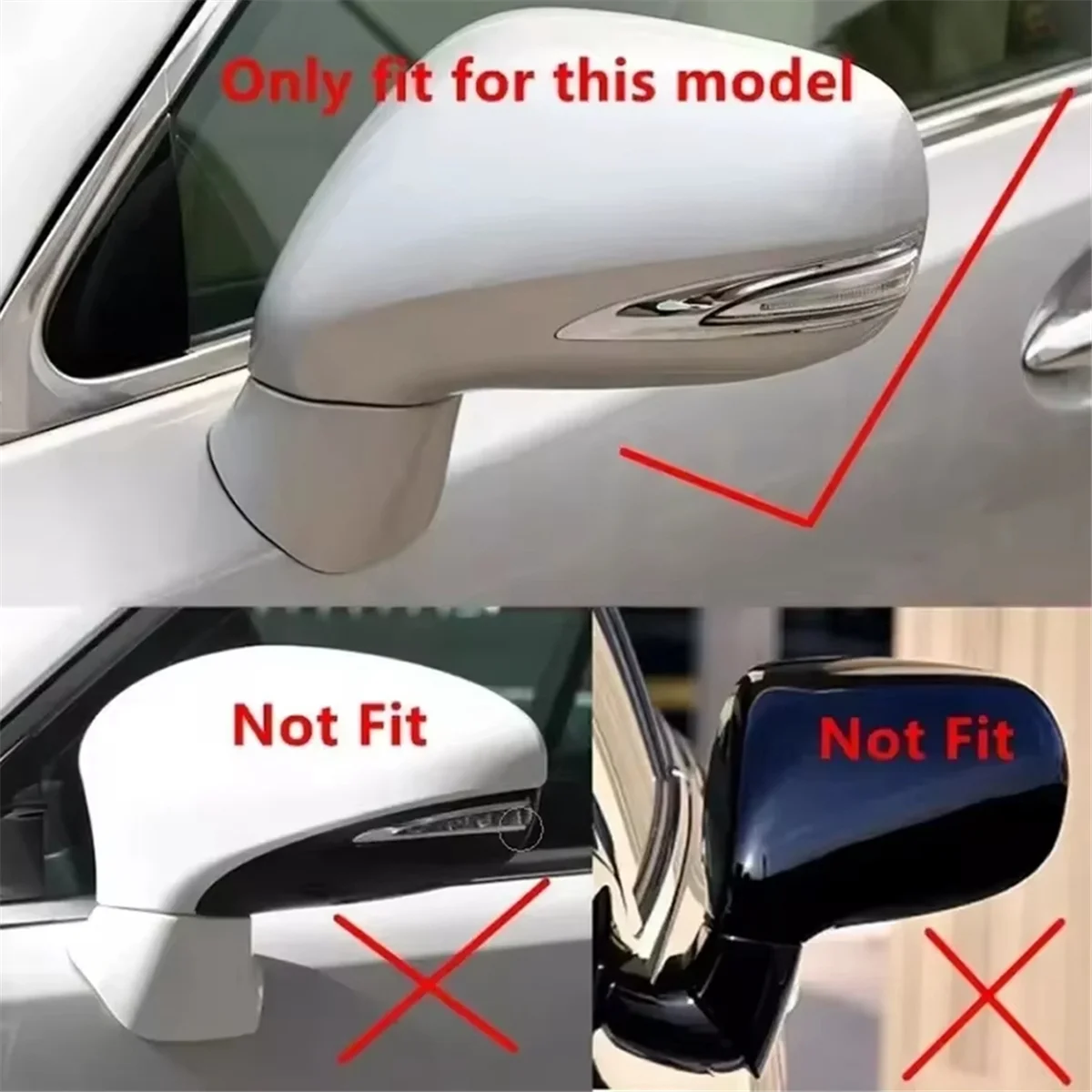 

Durable Rearview Mirror Cover Trim for Lexus IS350 ES350 LS250 RX270 RX350