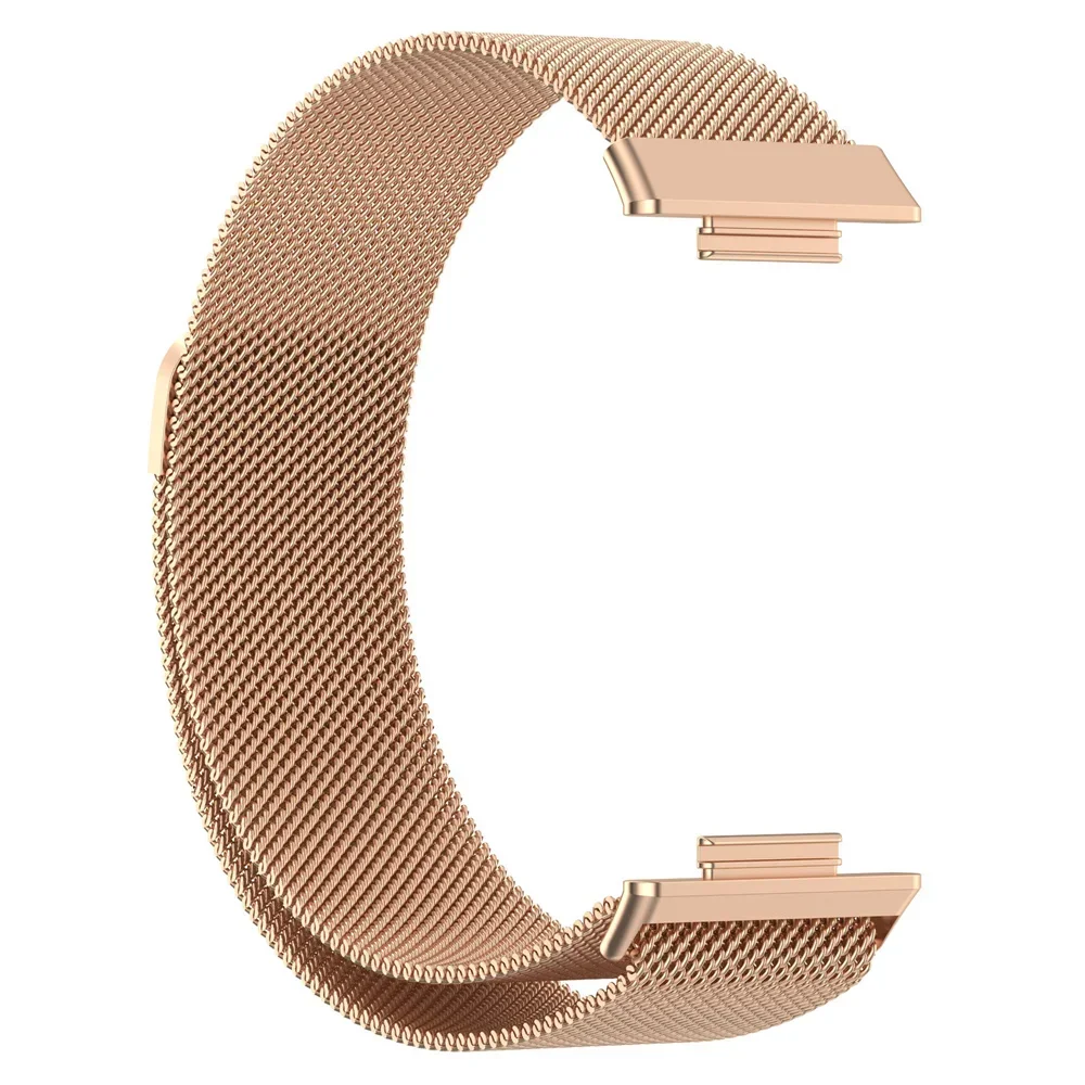 حلقة ميلانو لساعة Huawei Watch FIT 3 حزام سوار ذكي من الفولاذ المقاوم للصدأ مغناطيسي لساعة Huawei fit3 يناسب 2 ملحقات