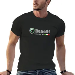 BENELLI MOTORCYCLE BY FASHION THERAPY T-Shirt cute tops sublime t shirt Short sleeve tee men