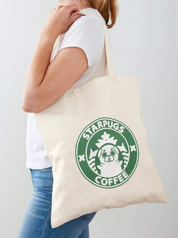 Starpugs Coffee Puglie Tote Bag Women's shopping bag Customizable tote bag the tote Beach