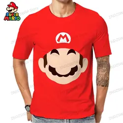 Mario Men's -shir T Shirt Man Men's Children's T-Shirt Mens Clothes Parent-child Wear Streetwear 2024 Quick Dry Summer Y2k Anime