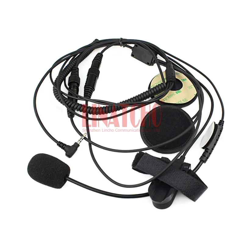 

VX2R 3R 5R VX168 FT60R рация 3,5 мм Pin мотоциклетный полулицевой шлем микрофон гарнитура наушник