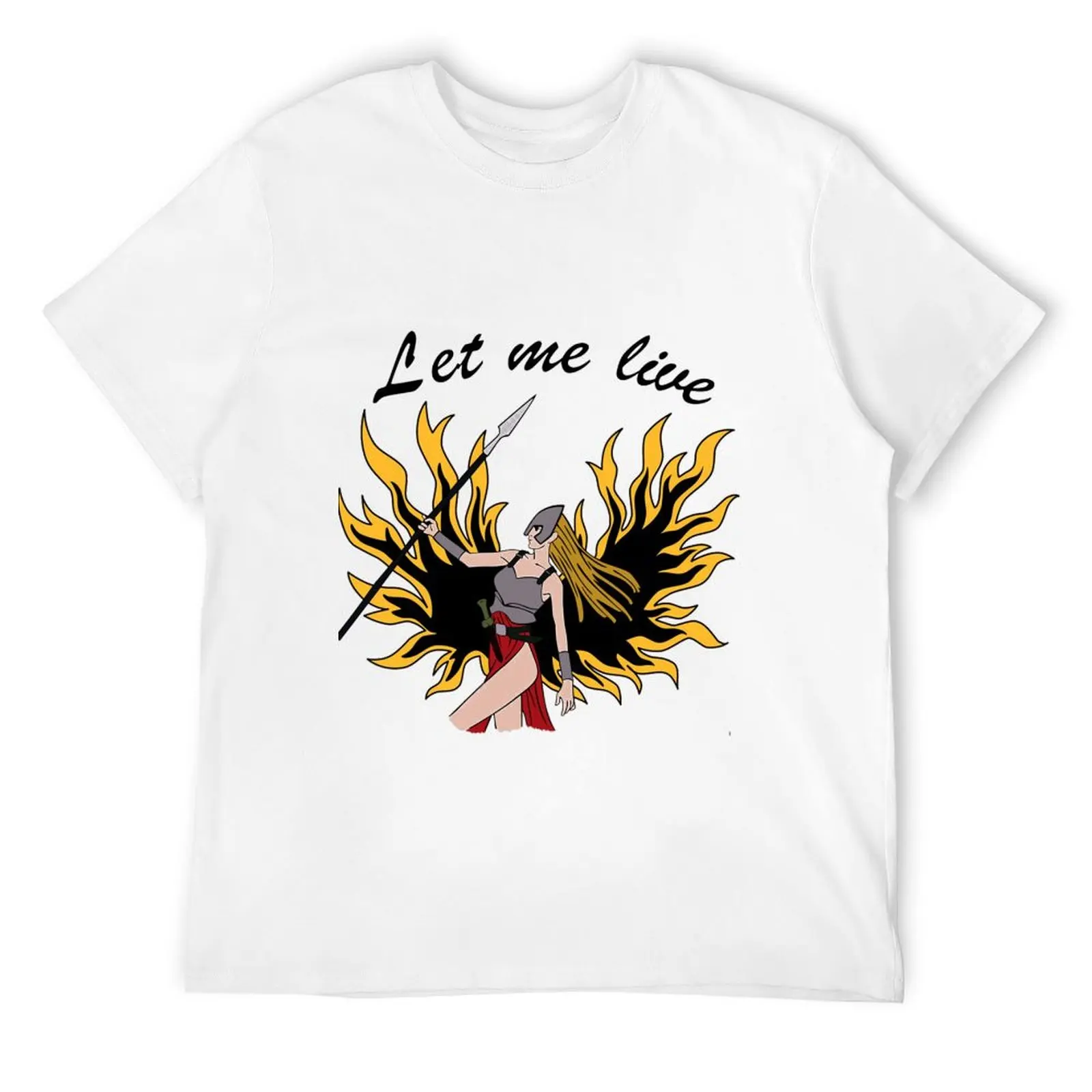 

Let Me Live Claire Redfield Resident Evil T-Shirt heavyweights baggy shirts Men's t-shirts