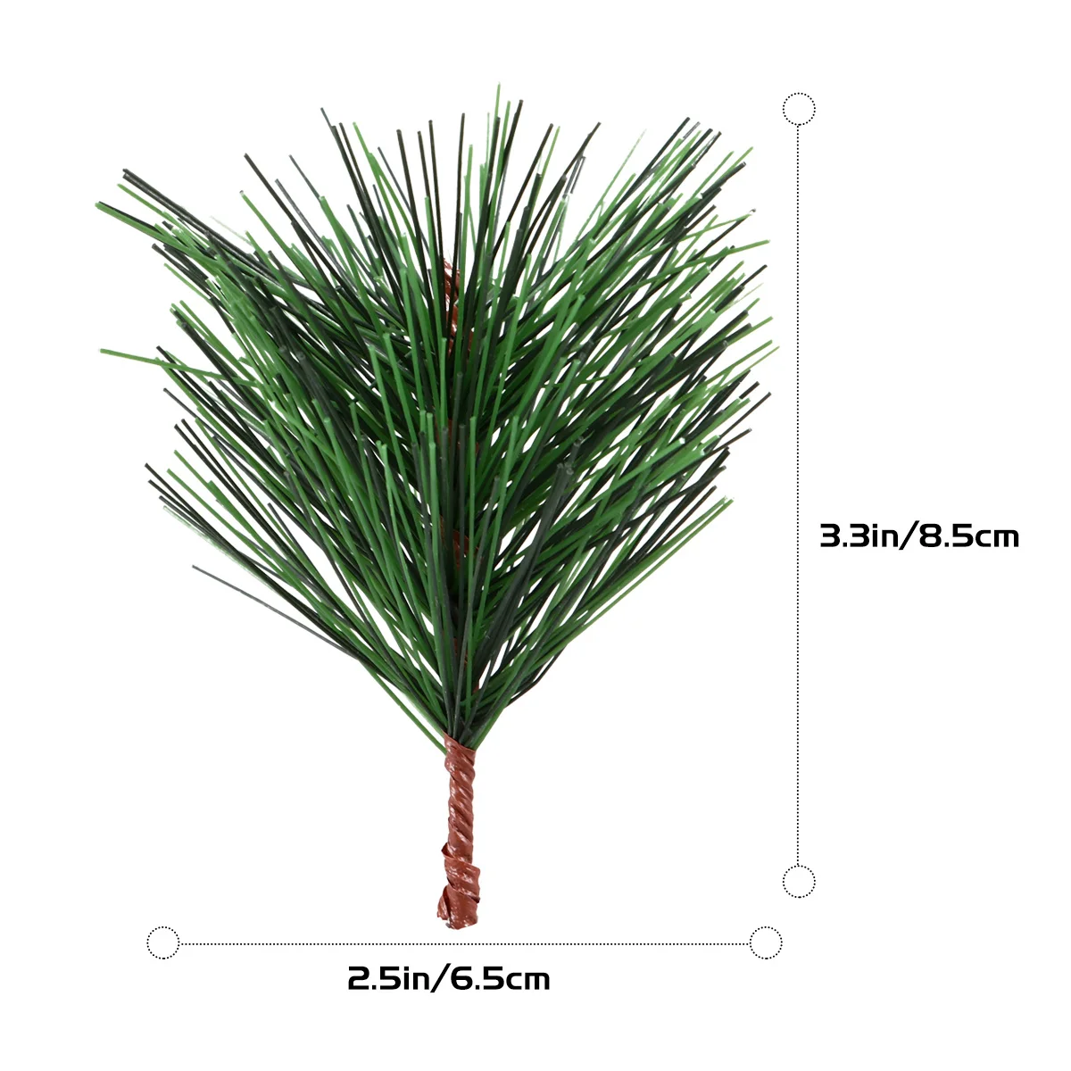 30 قطعة 1 مجموعة إبر الصنوبر الاصطناعية الواقعية الخضراء لعيد الميلاد حفل زفاف زينة Diy بها بنفسك لوازم نباتات مقلدة