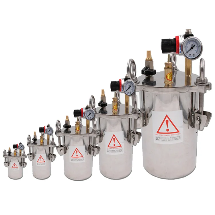 Pneumatic mixing pneumatic dispensing pressure tank epoxy resin dispensing pressure pump tank container