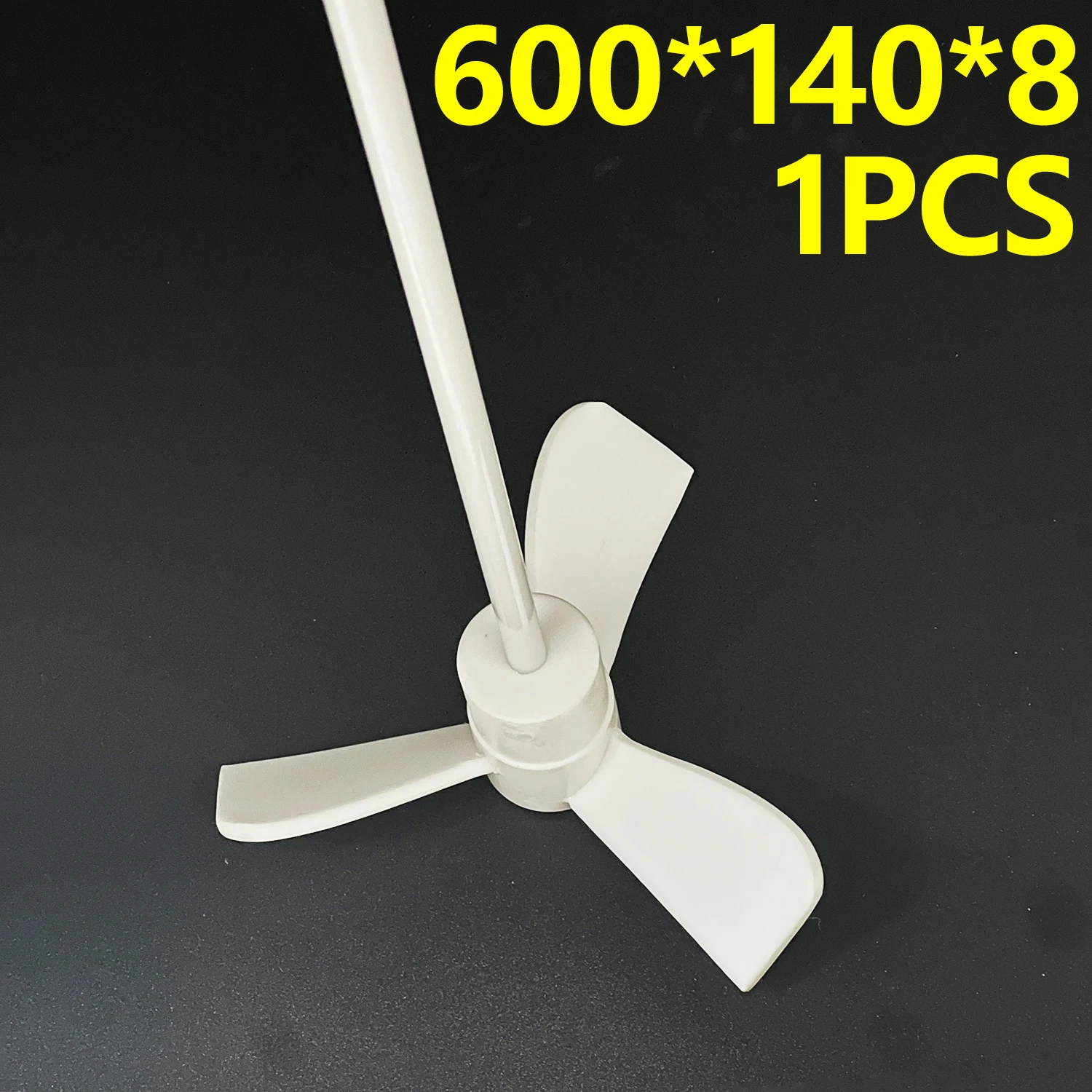 

1 piece PTFE three-blade stirring paddle 600*140*8mm high temperature resistant propeller mixer