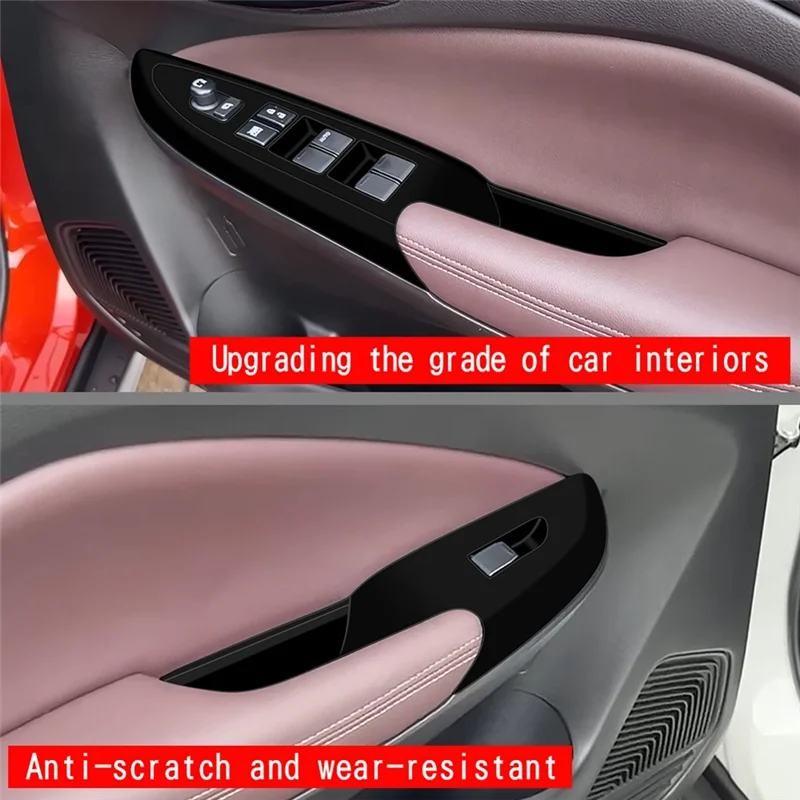 

Reliable Car Window Glass Lift Panel Frame Car Interior Accessories Silicone Window Control Button Frame For Suzuki Fronx 2024 R
